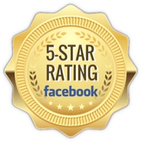 5-Star Rating on Facebook Badge